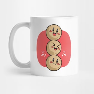 Three cute potato/egg/meatballs Mug